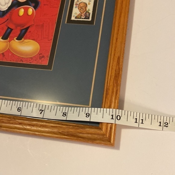 Mickey Mouse with Walt Disney postage stamp professional matted and framed - Picture 5 of 11